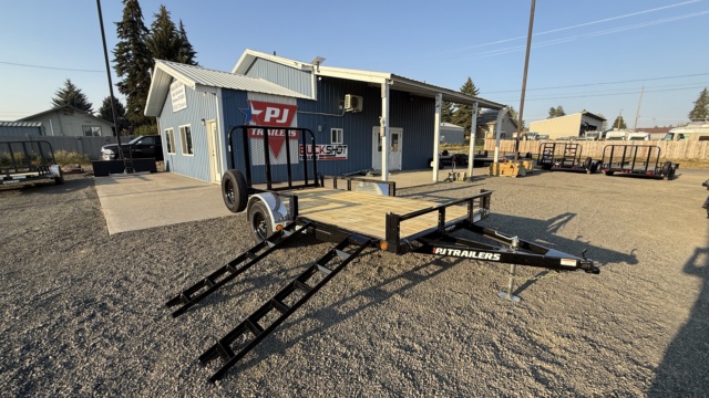 77" Single Axle Channel Utility