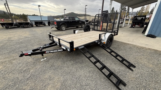 77" Single Axle Channel Utility